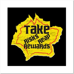 Take Risks Reap Rewords Posters and Art